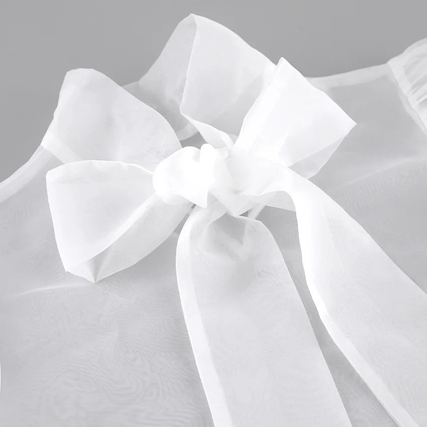 Aurora Organza Bow Blouse