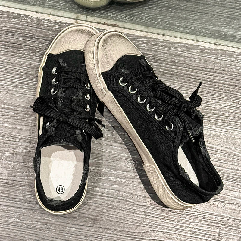 Men’s Luxury Casual Canvas Fisherman Shoes