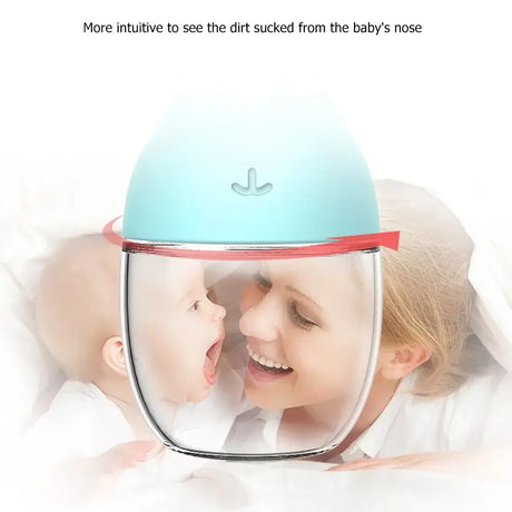 Baby nose cleaner tool in use, showing how dirt is effectively removed from a baby's nose for better nasal health.