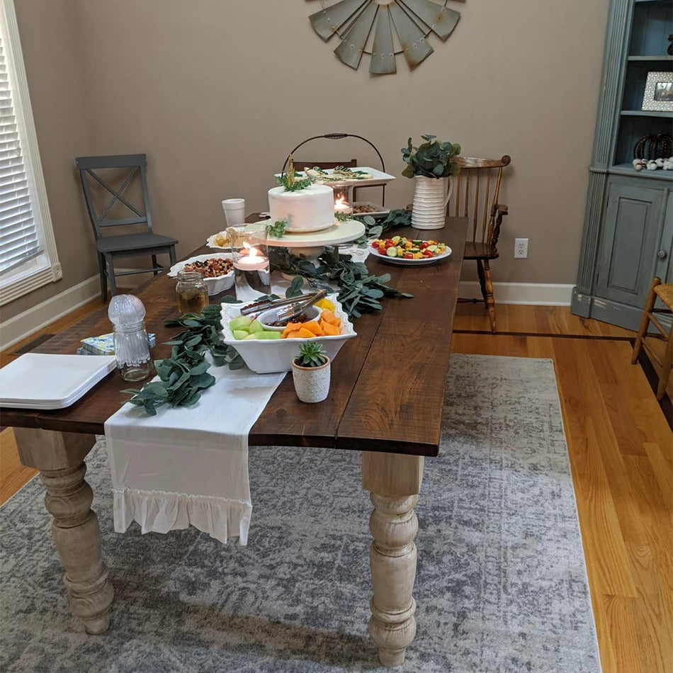 Christmas Orangered Table Runner