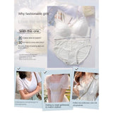 Women Ultra Thin Bra Set