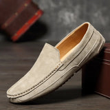 Men’s 2025 Luxury Suede Boat Loafers