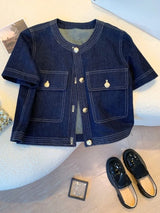 Women's Vintage Streetwear Summer Denim Jacket