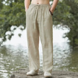 Men’s Cotton Linen Beach Pants