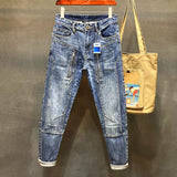 Men’s Harem Vintage Ripped Jeans