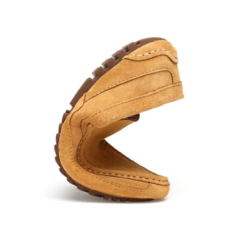 Men’s 2025 Luxury Suede Boat Loafers