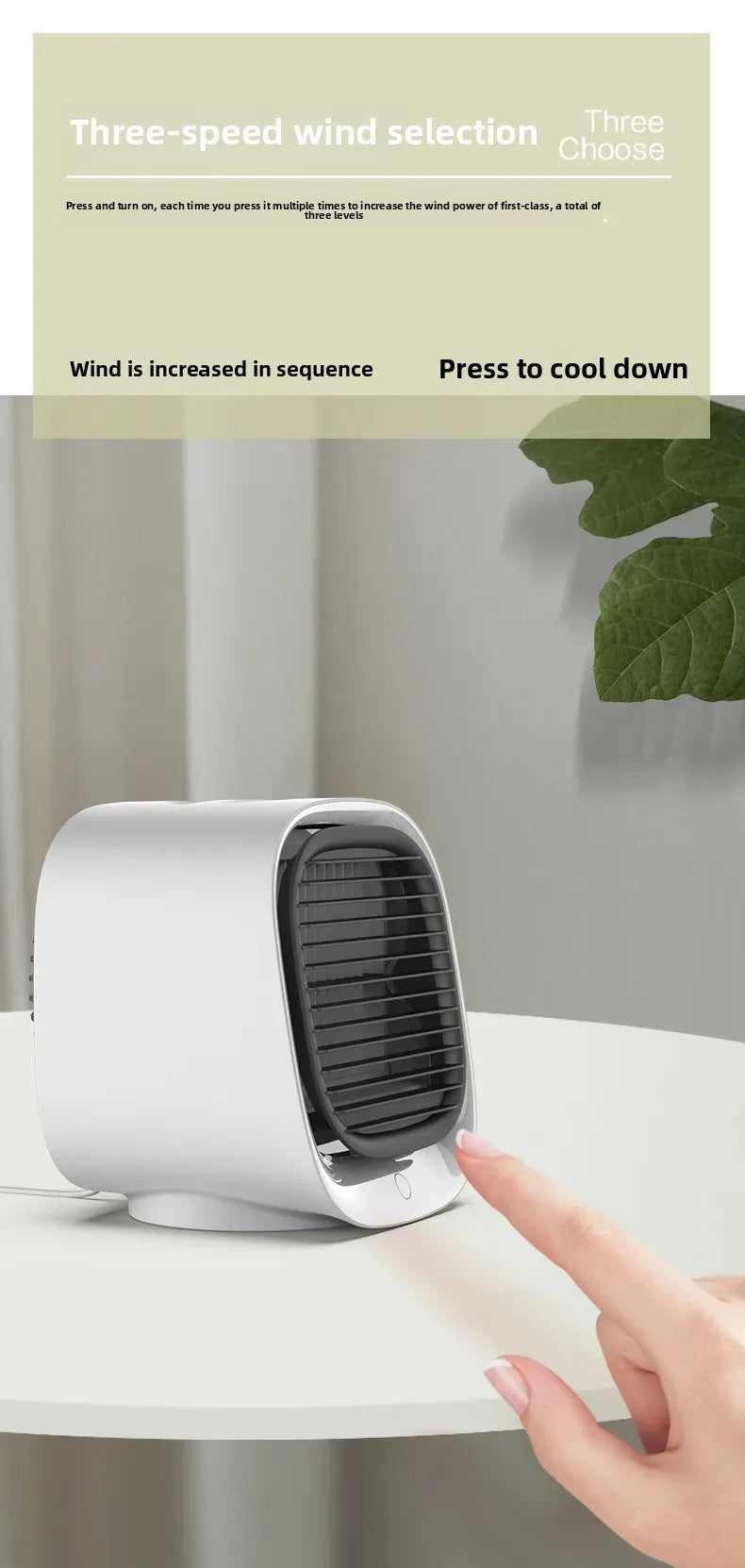Mini Portable Air Conditioner Fan