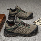Men Leather Outdoor Trekking Shoes