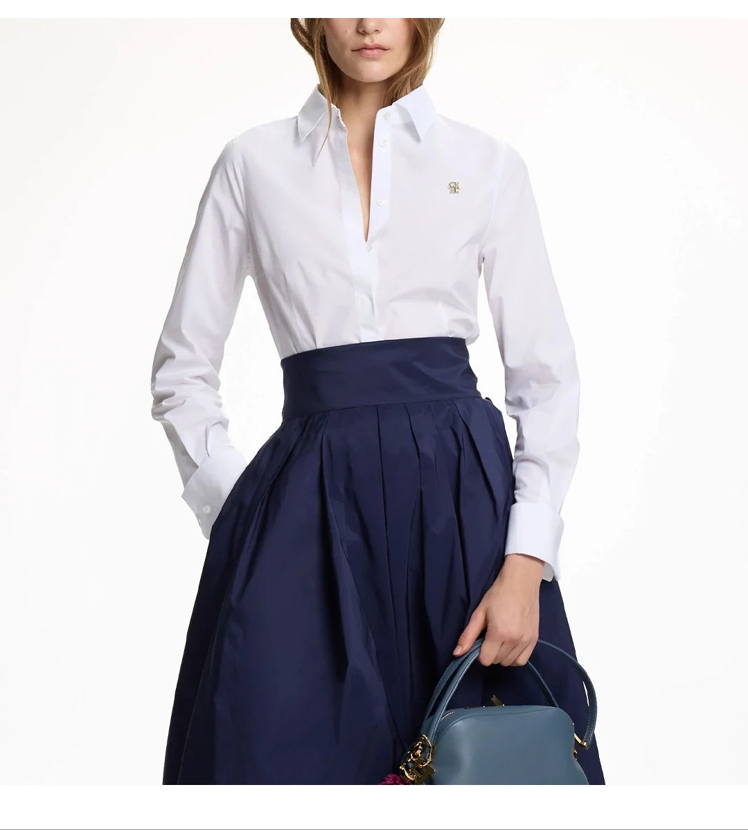 Classic Button Down Office Shirt