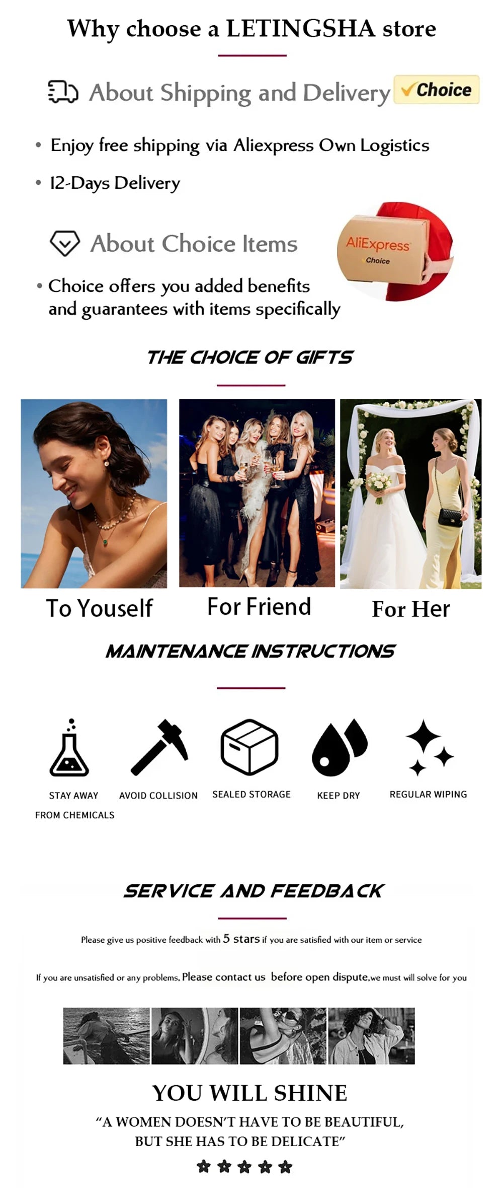 18K Gold Plated Luxury Jewelry Set