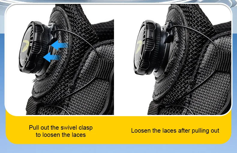 Men Air Cushion Safety Sneakers