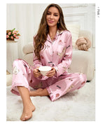 Women's Satin Pajama Set