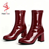 Classic Block Heel Ankle Boots