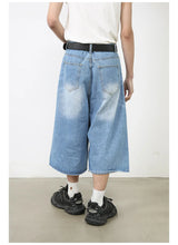 OverEase™ – Vintage Oversize Denim Shorts 2025 (Wide Leg, Relaxed & Throwback Inspired)