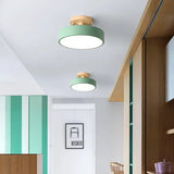 Nordic Wooden Ceiling Lamp
