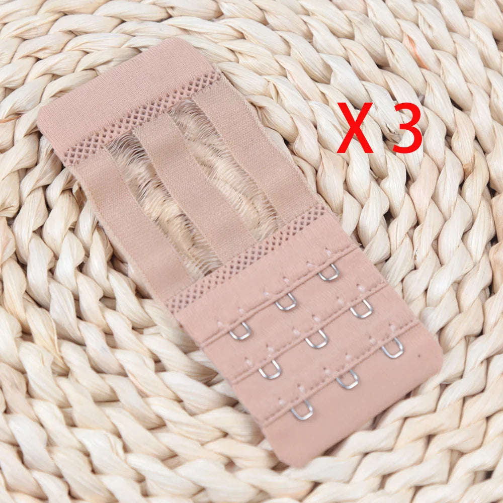 Women 3-Buckle Bra Strap