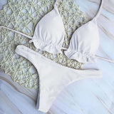 Lace-Up Brazilian Bikini