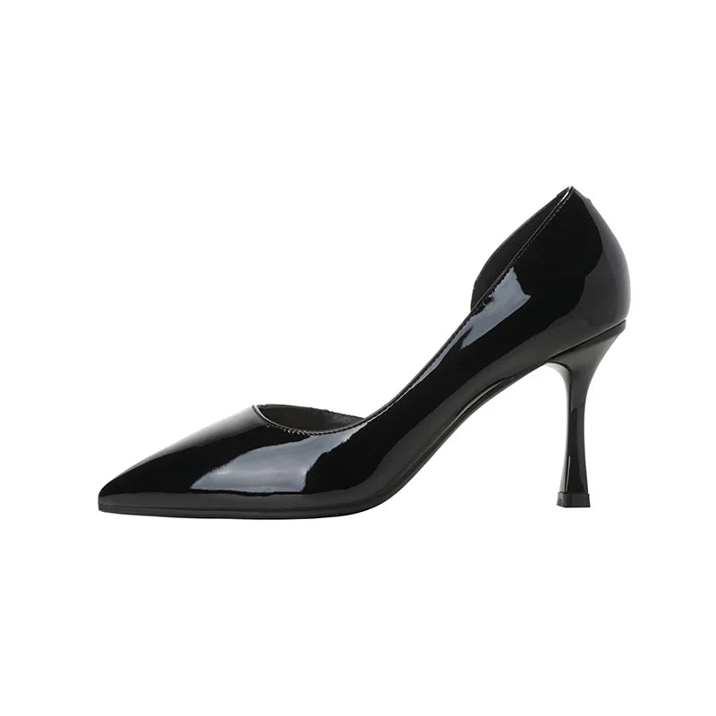 Fashion Women Pumps Patent Leather High Heels