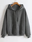 Women's Oversized Zip-Up Hoodie