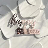 Happy Birthday Acrylic Cake Topper