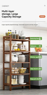 Multi-Layer Floor Standing Kitchen Shelf