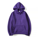 Men's Oversize Hoodie – Solid Black Pullover