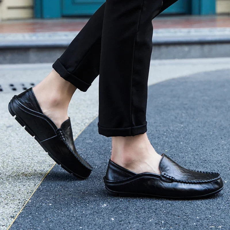 Men Genuine Leather Casual Loafers