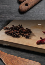 Wooden Handle Non-Stick Kitchen Utensil Set