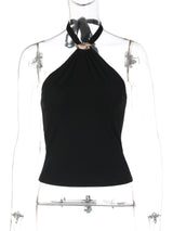 Women's Halter Crop Top