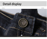 Men's Classic Black Jeans Plus Size