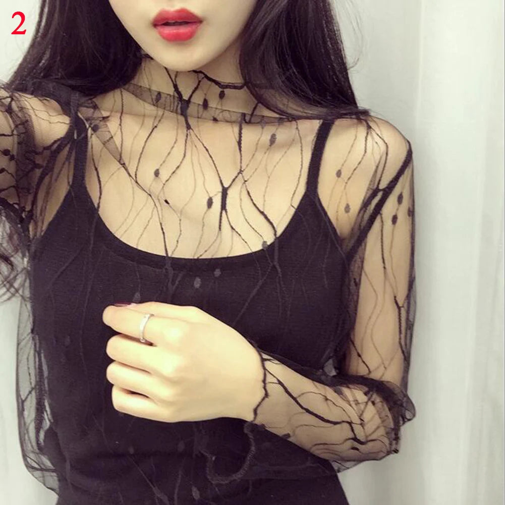 Women's Mesh Crop Top