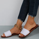 Women Luxury Flat Sandals Designer Slides