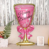 Pink Champagne Balloon Decoration