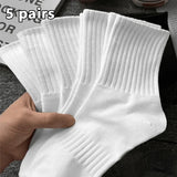 Mid-Length Sports Socks (5 Pairs)