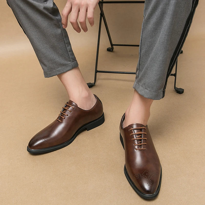 Men Luxury Wedding Oxford Shoes