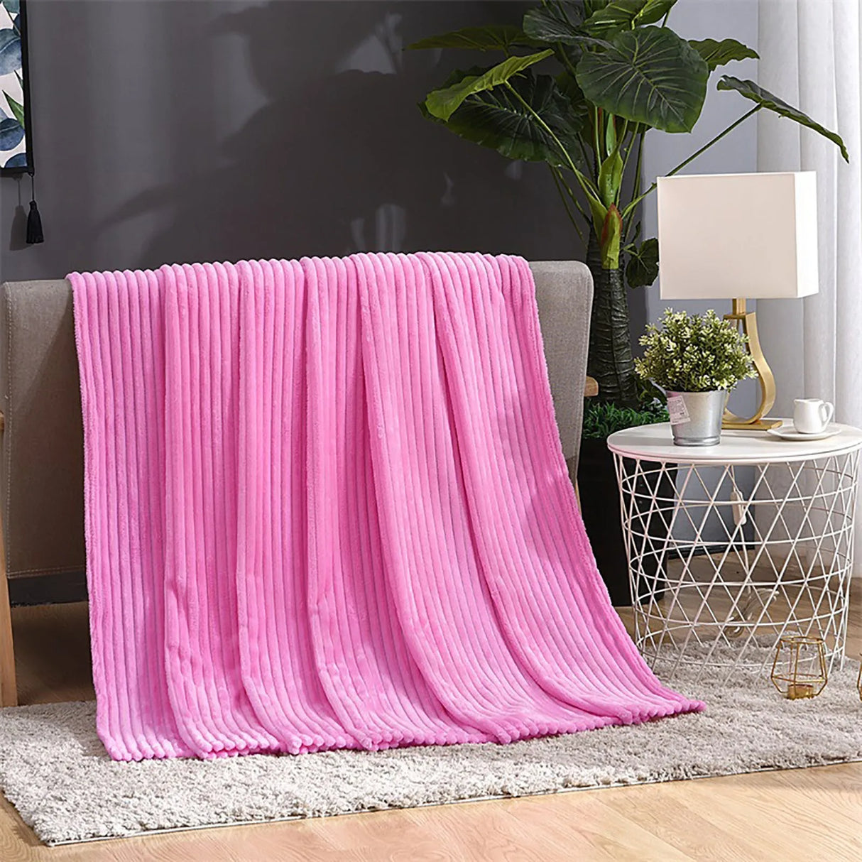 Striped Flannel Blanket
