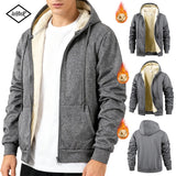 Men's Thick Fleece Zip Hoodie