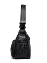 Structured Leather Crossbody Bag