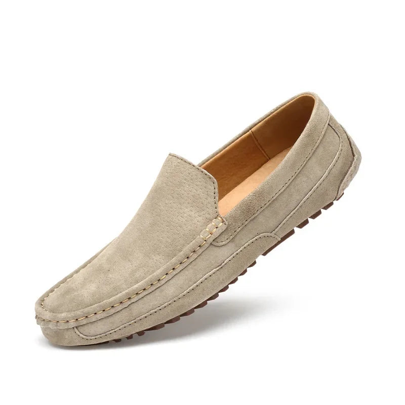 Men’s 2025 Luxury Suede Boat Loafers