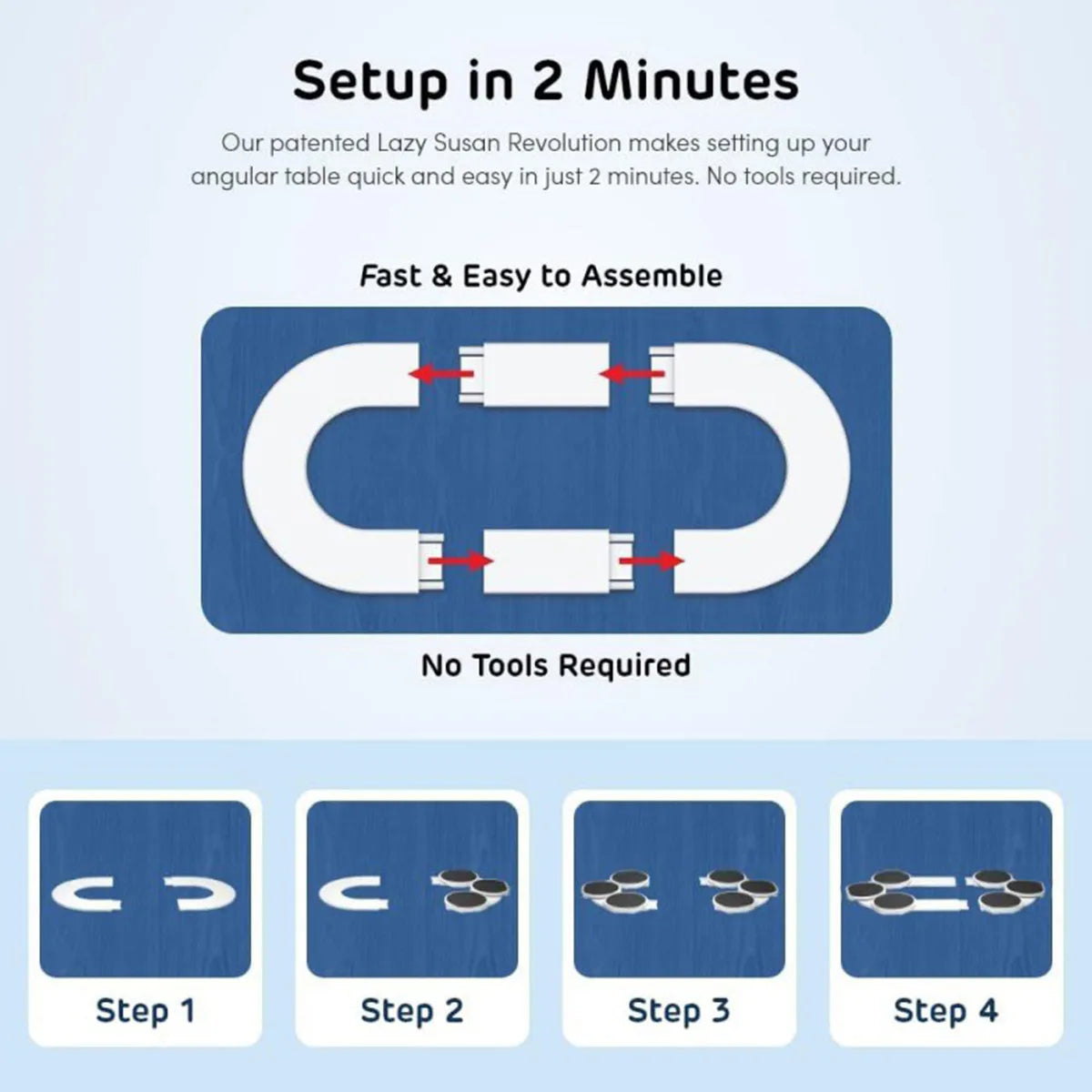 Rotating Dining Food Tray