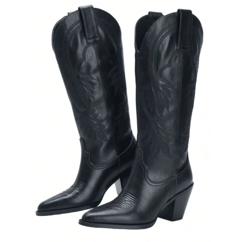 Classic White Cowboy Boots
