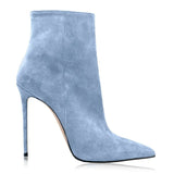 Suede Stiletto Boots