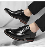 Men Large Size Leather Dress Shoes