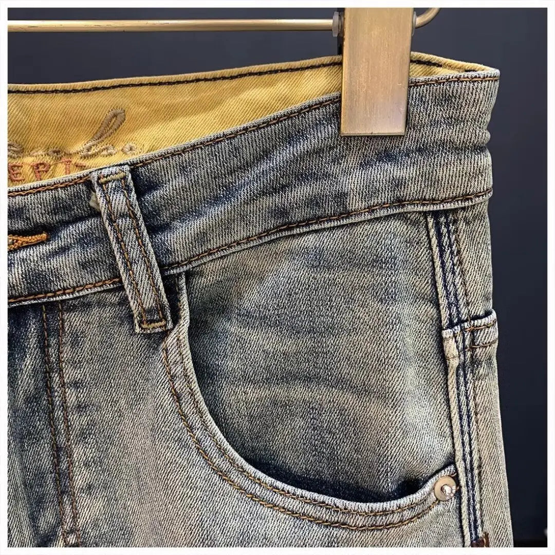 Men’s 2025 Ripped Vintage Jeans