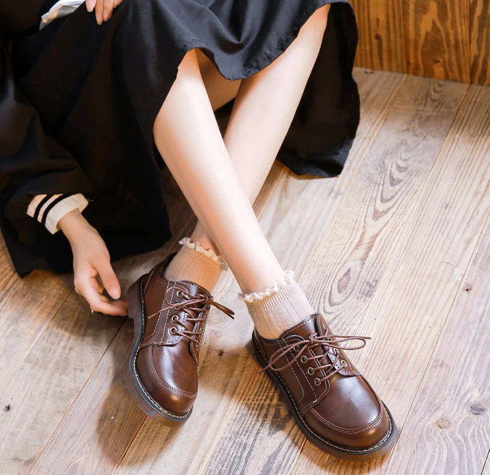 Women Retro Oxfords – 2025