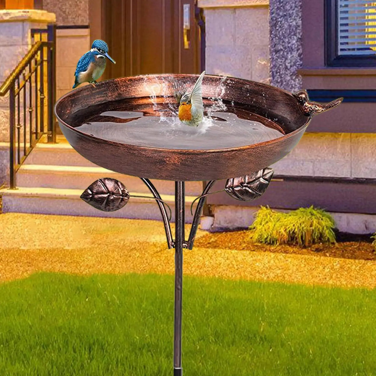 Standing Bird Bath