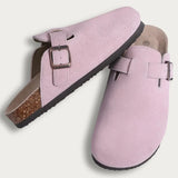Men Suede Cork Mules