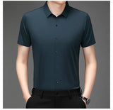 Men Stretch Short Sleeve Shirt