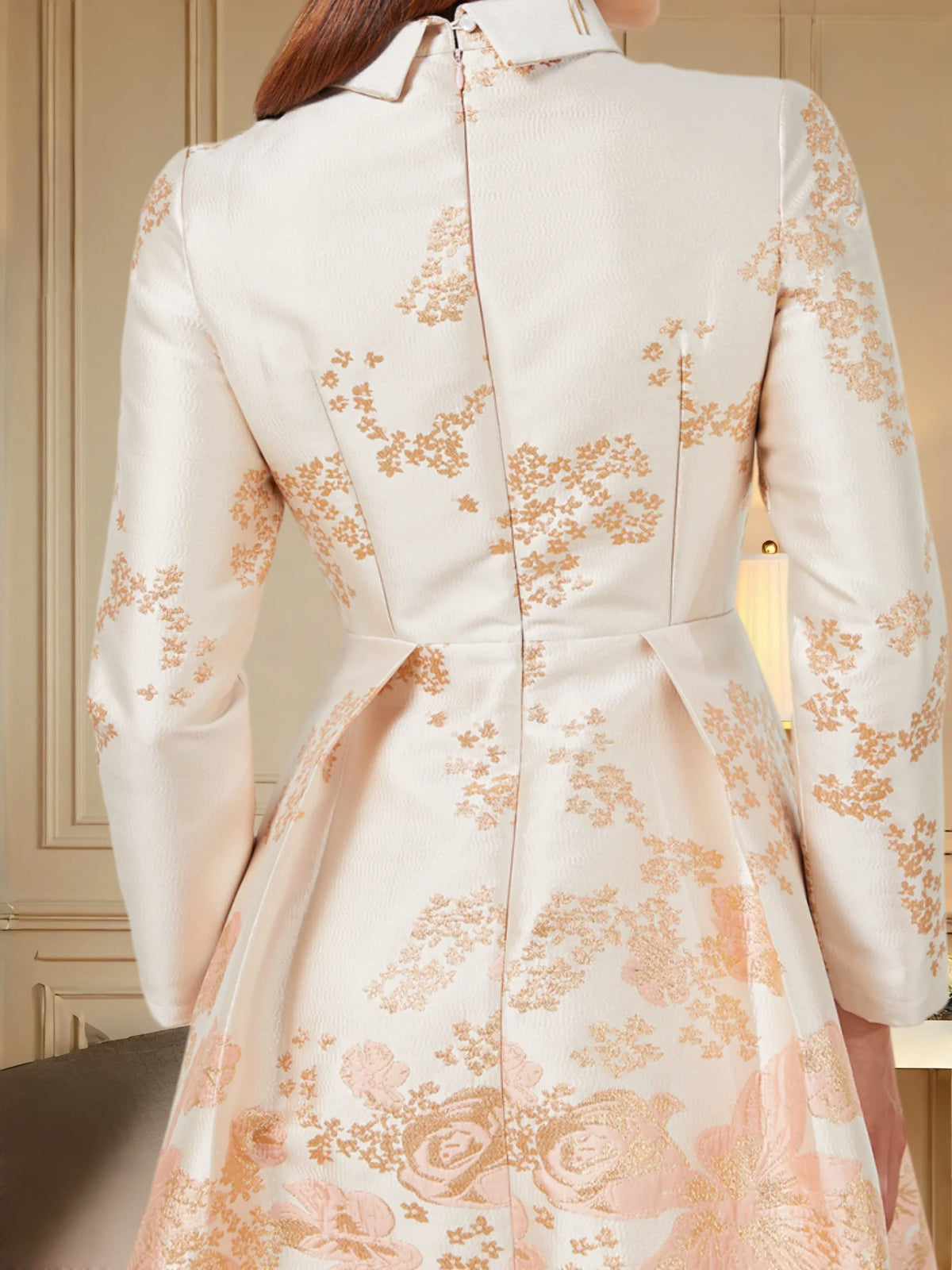 Women's Jacquard Evening Dress