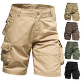 Men Multi-Pocket Cargo Shorts